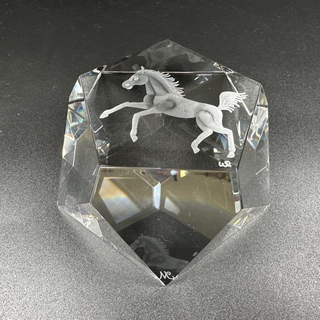 Amazon.co.jp: マイセンクリスタル 干支オーナメント ホース(馬)(共箱